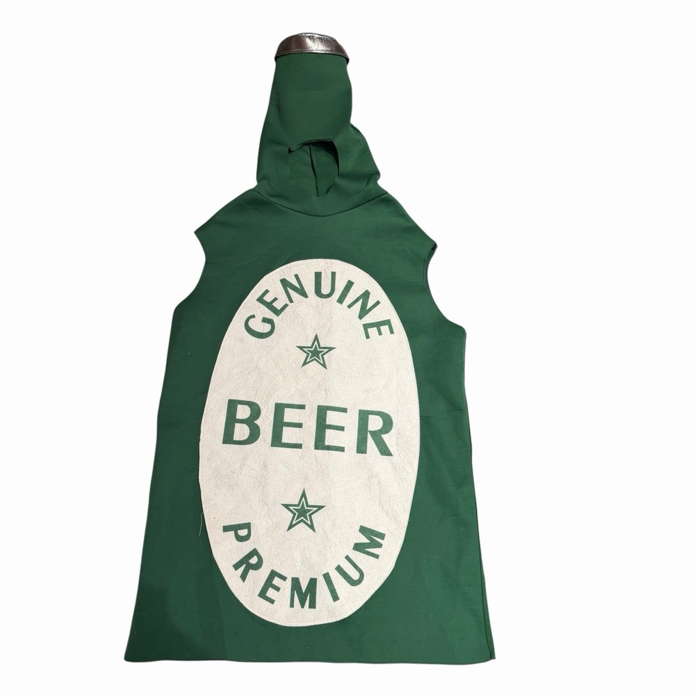 Rasta Imposta Genuine Beer Bottle Costume Adult One Size Halloween Party Green